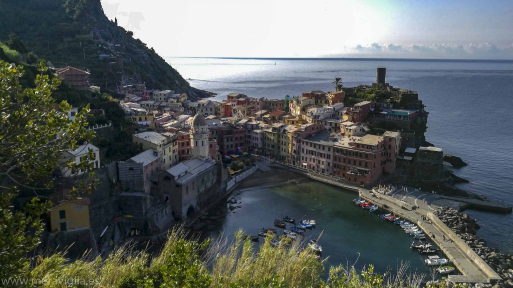 Cinque Terre desde las alturas