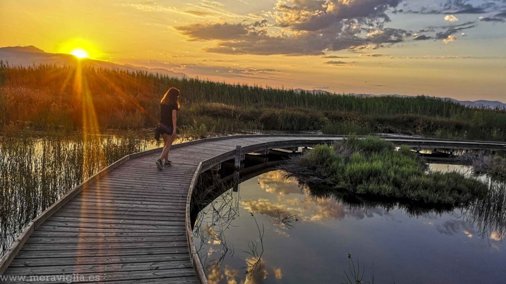 Atardecer en la Marjal dels Moros